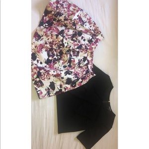 Floral skirt with crop top